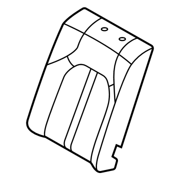Hyundai 89450-L1500 Pad Assembly-Rear Seat Back, RH
