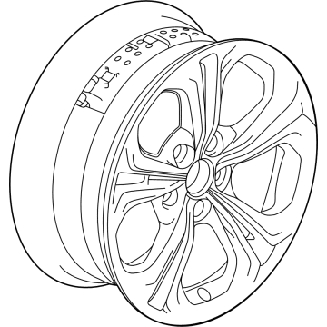 Honda 08W19-30A-100 HPD™ 19-Inch Black Alloy Wheels