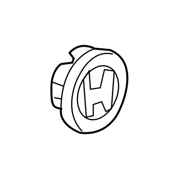 Honda 44732-T7W-A21 Cap Assembly, Aluminum Wheel Center