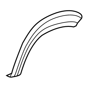 Mopar 5LP19LAHAA Molding-Quarter Wheel Opening