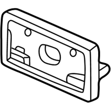 Honda 71145-S82-A01 Base, Front License Plate