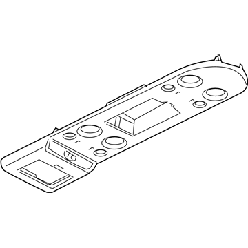 Nissan 96939-ZQ00A Sub Console Assembly Rear Overhead
