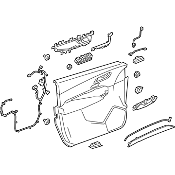 GM 84960672 Door Trim Panel