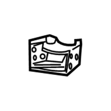GM 88898944 Hinge Asm, Rear Side Door Upper