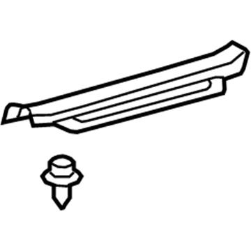 Lexus 67910-0E060-A0 Plate Assembly, Front Door