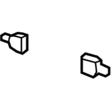 Acura 84442-STK-003ZE Cap, Tailgate Grip (Lower) (Medium Gray)