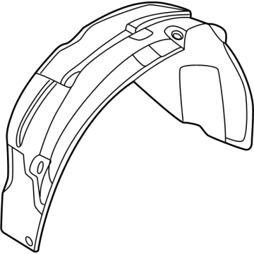 Nissan 76748-5MP1A PROTECTOR-REAR WHEEL HOUSE, RH