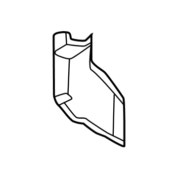 Nissan 76856-5MP0A DEFLECTOR-MUDGUARD, REAR RH