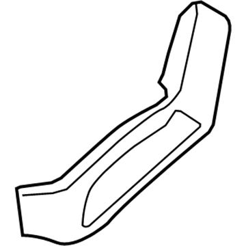 Nissan 87380-3KL0A FINISHER Assembly - Cushion, Front Seat LH