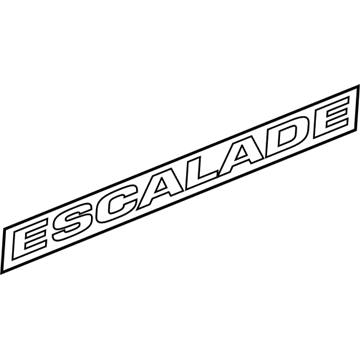 GM 15162148 Nameplate