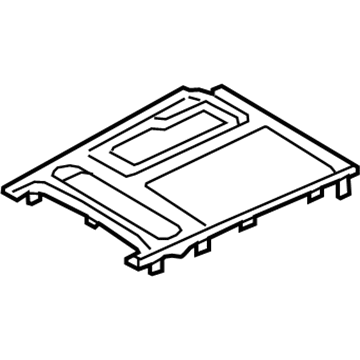 Hyundai 84650-B1000-ZH3 Cover Assembly-Console Upper