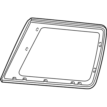 Ford 8L2Z-7829701-A Quarter Glass