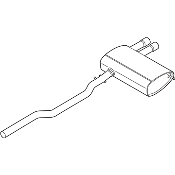 BMW 18-30-8-615-430 Rear Muffler