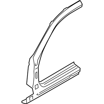 BMW 41-00-7-168-965 Column A Exterior, Left
