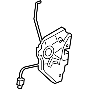 Acura 72110-SJA-A04 Latch Assembly, Right Front Door Power