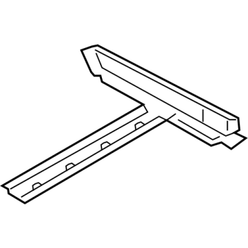 BMW 41-00-7-487-315 CROSS BRACE, HEEL PLATE, LEF:413010