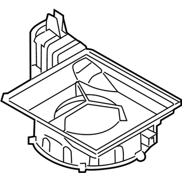 Hyundai 97111-B8100 Case-Blower, Upper