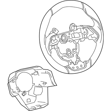 Toyota 45100-47252-C0 Steering Wheel