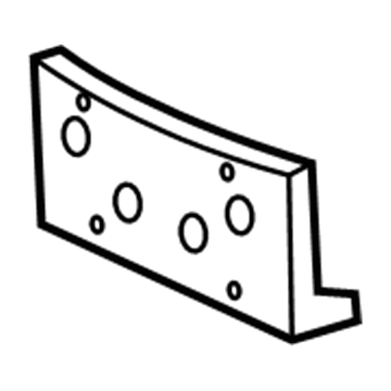 GM 22757026 License Bracket