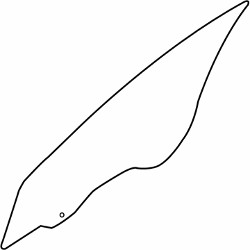 Kia 824114D000 Glass-Front Door, LH