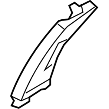 Nissan 76913-3TA0A Garnish-Center Pillar, Upper RH