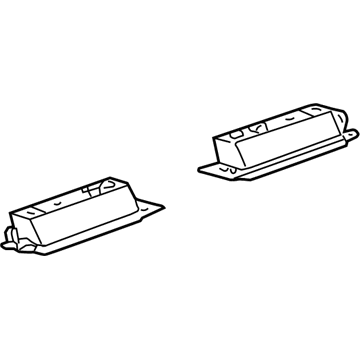 Lexus 81271-50090 Lens, License Plate Lamp