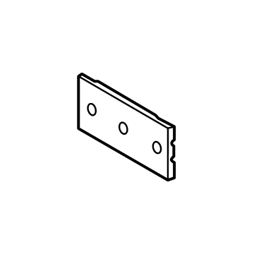 Hyundai 86519-AB010 MOULDING-FRT BPR LICENSE PLATE
