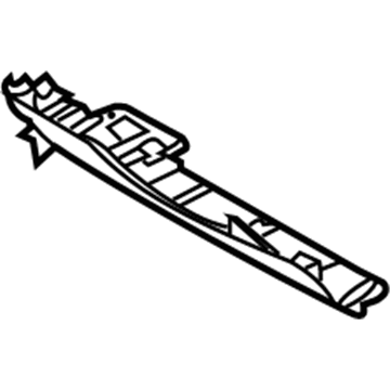 Nissan 68106-CD01A Panel-Instrument Lower, Driver
