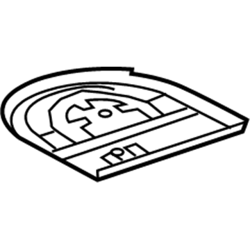 Lexus 64774-33050 Pad, Spare Wheel Cover