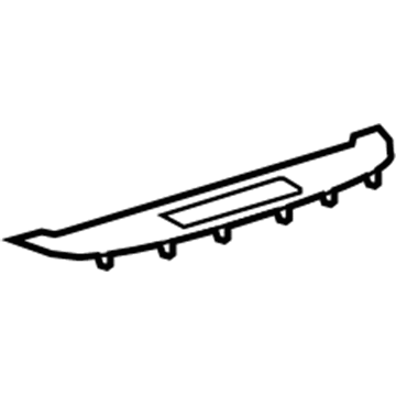 Lexus 64340-33030-E0 Panel Assy, Package Tray Trim, No.2