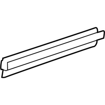 Lexus 75746-30132-G0 Moulding, Rear Door Outside, Lower LH