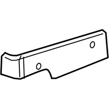 GM 89041766 Cover, Driver Seat Riser Finish *Gray