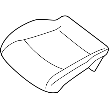 Nissan 87370-3NF0A Trim & Pad Assembly-Cushion, Front Seat LH