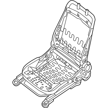 Nissan 87151-3NF0A Frame Assy-Cushion, Front Seat LH
