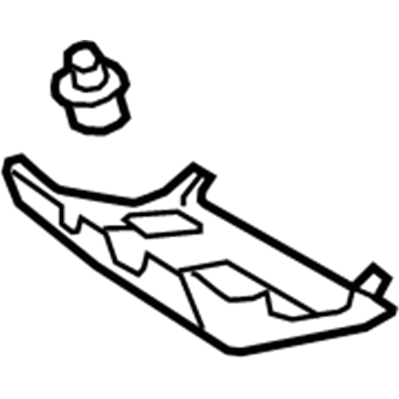 Lexus 75631-60020-A0 Garnish, Roof Top, Front