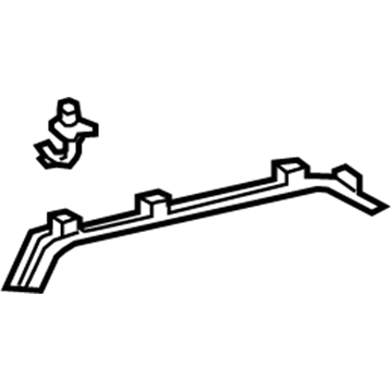 Lexus 62431-60080-B0 Garnish, Roof Side Rail