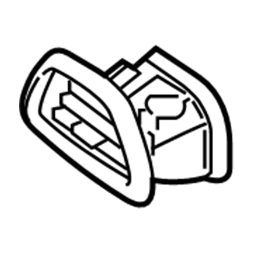 Hyundai 97480-G3000-RPE Duct Assembly-Side Air Ventilator, LH