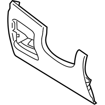 Hyundai 84750-G3100-TRY Panel Assembly-Crash Pad Lower, LH