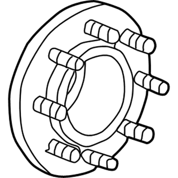Ford F81Z-1107-AD Rotor Wheel Stud