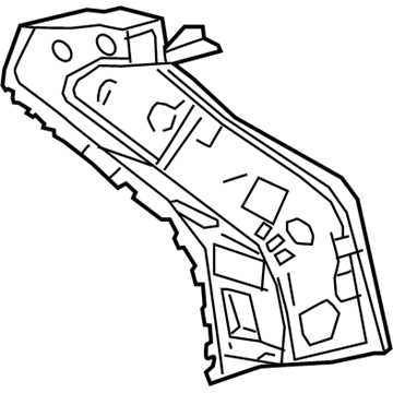 GM 84526316 Rear Pillar