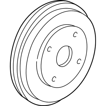 Honda 42610-SM4-010 Drum, Rear Brake