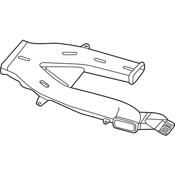 Nissan 27952-3KA0A Duct-Rear Air Conditioner, Outlet