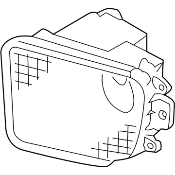 Infiniti 26154-3W700 Housing Assy-Fog Lamp, RH