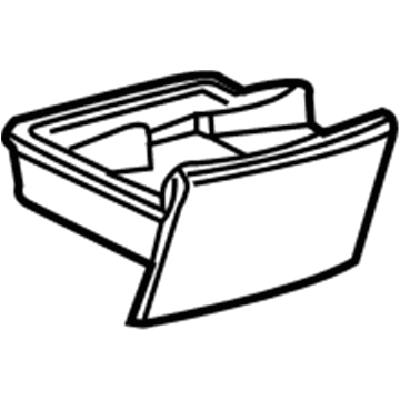 Lexus 74102-60160 Box Sub-Assy, Front Ash Receptacle