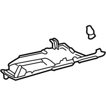 Lexus 55607-60060 Cover, Instrument Panel Under, NO.2