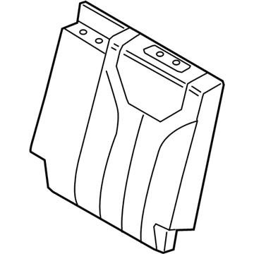 Hyundai 89A36-S8530-UBR 3Rd Back Covering Assembly , Left