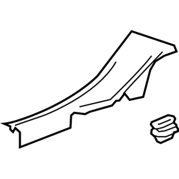 GM 84429616 Rear Sill Plate