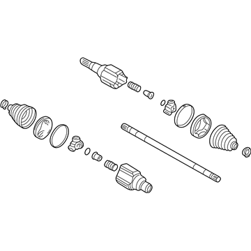 GM 88967242 Rear Wheel Drive Shaft Kit