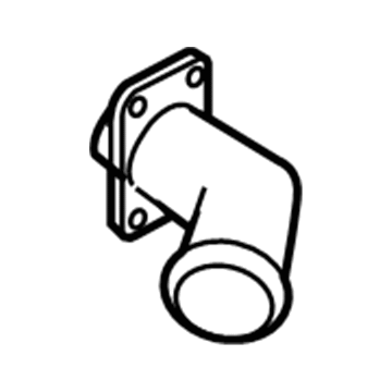 Nissan 21512-1BA0A Pipe Assy-Radiator, Inlet