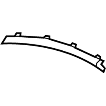 Honda 77263-TA5-A01ZA Garnish Assy., Passenger *NH608L* (UH GUN METALLIC)